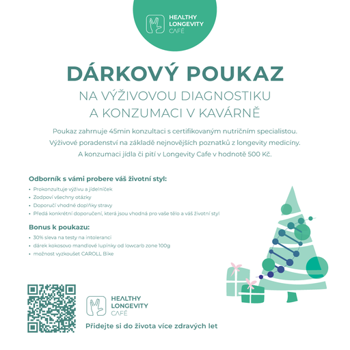 DÁRKOVÝ POUKAZ   NA VÝŽIVOVOU DIAGNOSTIKU A KONZUMACI V KAVÁRNĚ